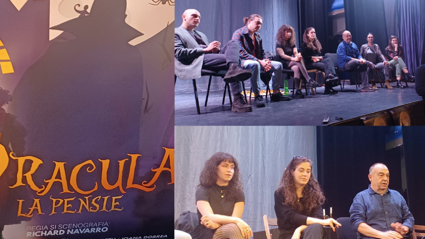 Premieră la Teatrul de Vest din Reșița -”Dracula la pensie”, spectacol de teatru gestual