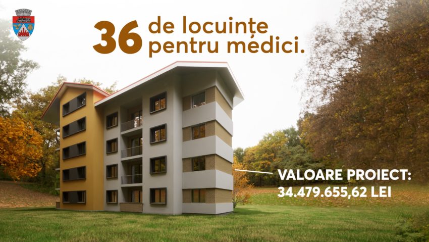 În Reșița vor fi construite 36 de locuințe pentru medici