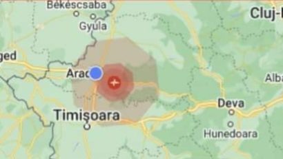 Cutremur în Arad/ Locuitorii de la blocuri au simţit cel mai tare seismul şi au ieşit în stradă