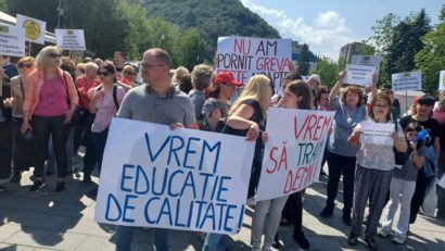 Greva angajaților din Învățământ se suspendă, potrivit unui anunț al sindicatelor din Educație