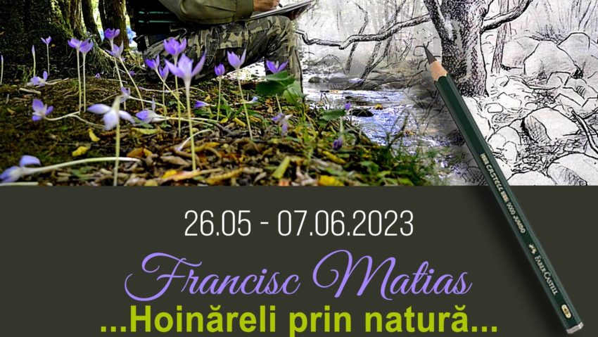 Hoinăreli prin natură cu caietul de schiţe