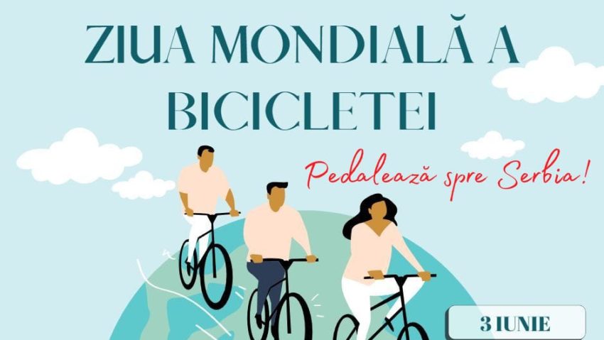 Cu bicicleta în Serbia