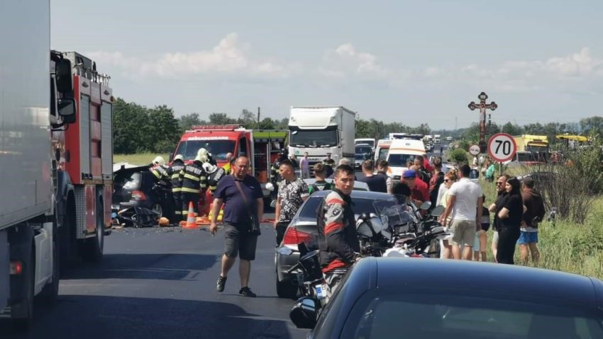 Accident cu victime pe DN 6 – Zona Vălișoara