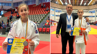 Judoka de argint! Dariana Blagoe din Oţelu Roşu a devenit vicecampioană balcanică