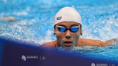 David Popovici, cel mai rapid la 100 m fluture în Cupa României