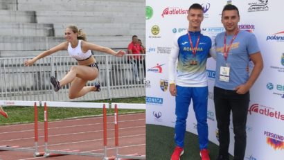 Reşiţenii Daria Grigoroiu şi Cristian Roiban, pe prima treaptă a podiumului la Internaţionalele de atletism ale României