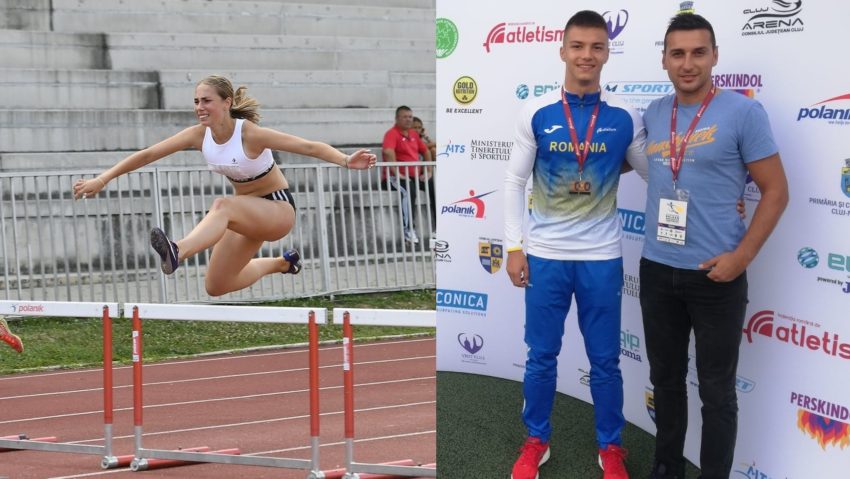 Reşiţenii Daria Grigoroiu şi Cristian Roiban, pe prima treaptă a podiumului la Internaţionalele de atletism ale României