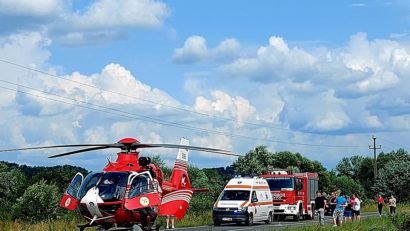 Accident rutier la Ezeriș