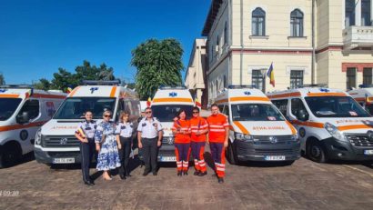 SAJ Caraş-Severin a marcat la Târgu Jiu „Ziua Naţională a Ambulanţei”