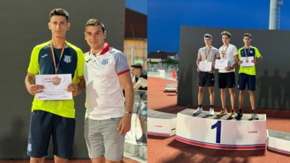 Atletismul reşiţean are viitor! Cristian Ionescu, bronz naţional la săritura în lungime