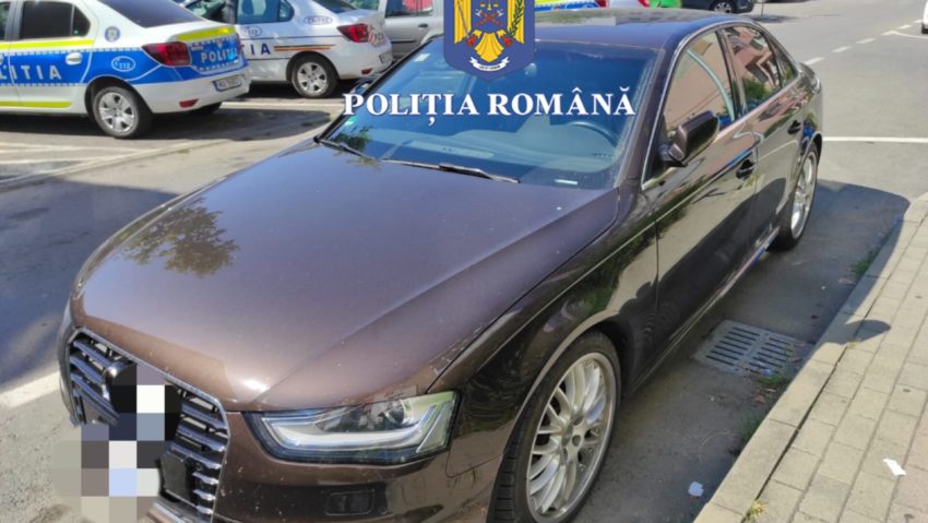 Autoturism căutat de autoritățile elvețiene, identificat și indisponibilizat de polițiștii de investigații criminale din Caraș-Severin