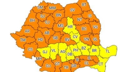 Meteorologii au prelungit codul de caniculă. Temperaturile vor urca până la 39 de grade