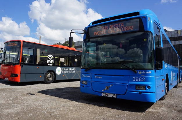 Reşiţa: Până la definitivarea tramvaiului, autobuzele aflate în circulaţie vor fi înlocuite treptat cu cele electrice