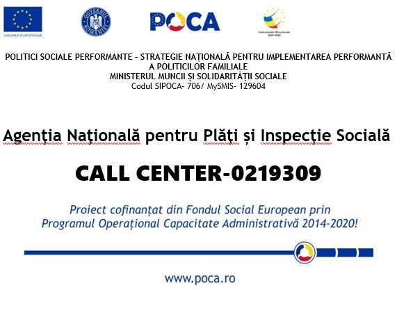 Număr unic de telefon pentru informaţii despre beneficiile de asistenţă socială