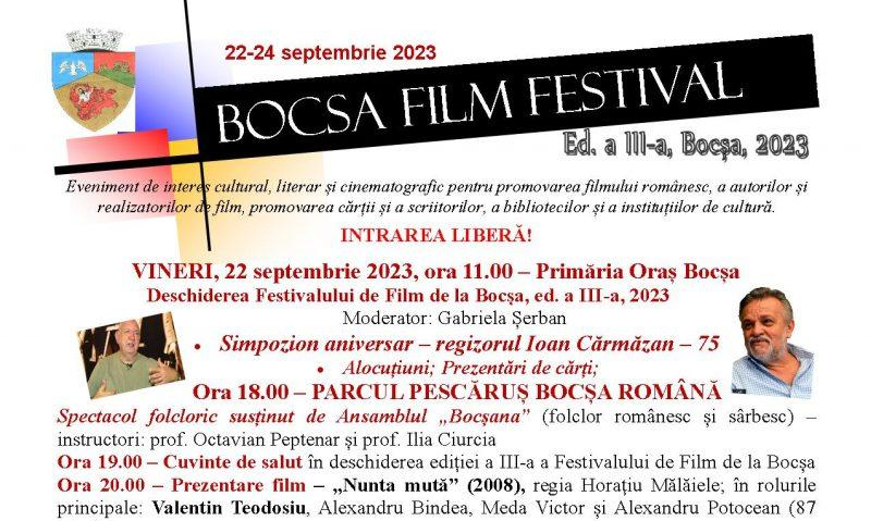 Bocșa Film Festival încheie la finalul acestei săptămâni maratonul cinematografic din Banatul Montan