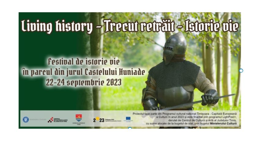 Sute de oșteni și cavaleri refac atmosfera medievală la Festivalul “Trecut retrăit. Istorie Vie” de la Timișoara