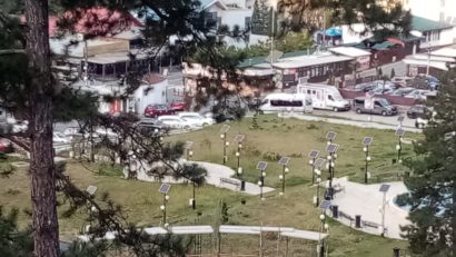 Băile Herculane: În parcul Vicol se lucrează….și nu prea