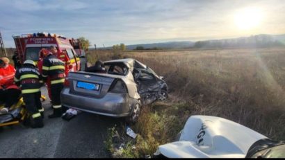 Accident cu victime la ieșire din Ticvaniu Mare