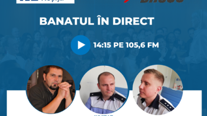 Sebastian Dragomir & Stelian Cornea, șef serviciul rutier CS și Ionuț Imbrea, șef birou rutier Reșița