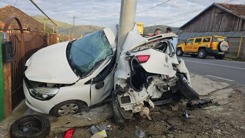 Accident spectaculos la Bocșa