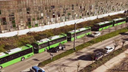 Reșița a primit toate cele 10 autobuze electrice din China