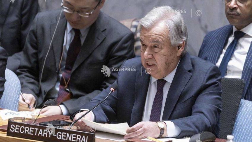 Violenţele Hamas nu justifică ”pedepsa colectivă” împotriva palestinienilor, afirmă Guterres în Consiliul de Securitate al ONU