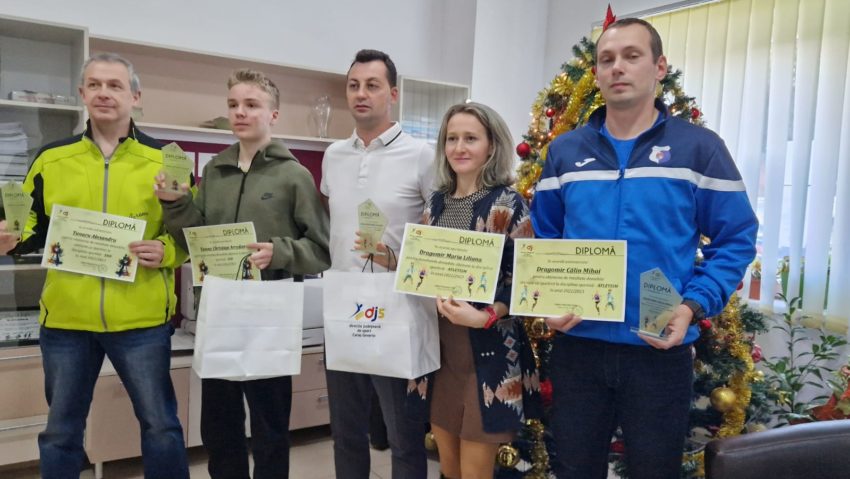 Liliana Dragomir şi Christian Tamaş, premiaţi de Direcţia pentru Sport Caraş-Severin!