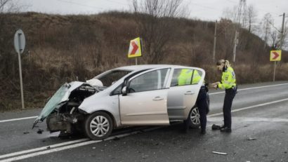 Circulație blocată pe DN 66