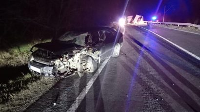 Accident rutier pe DN6, în Caraş-Severin