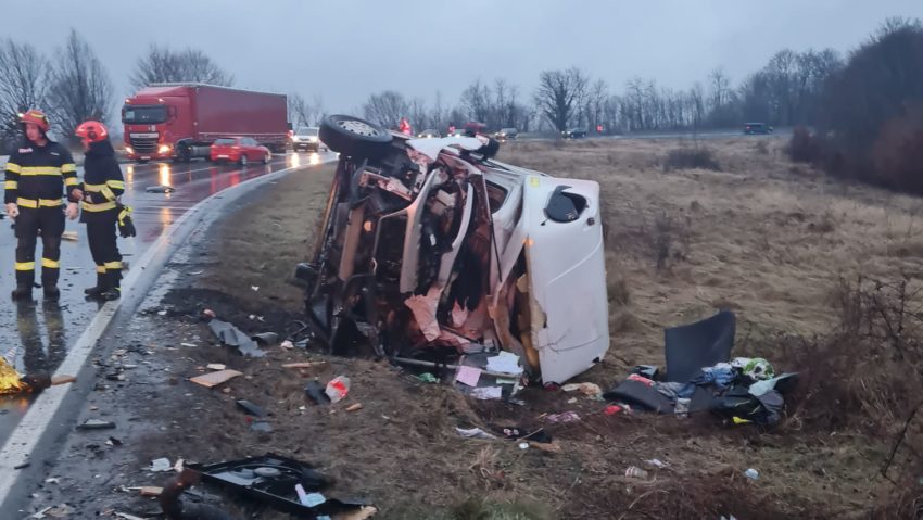 Accident mortal la ieșire din Coșava