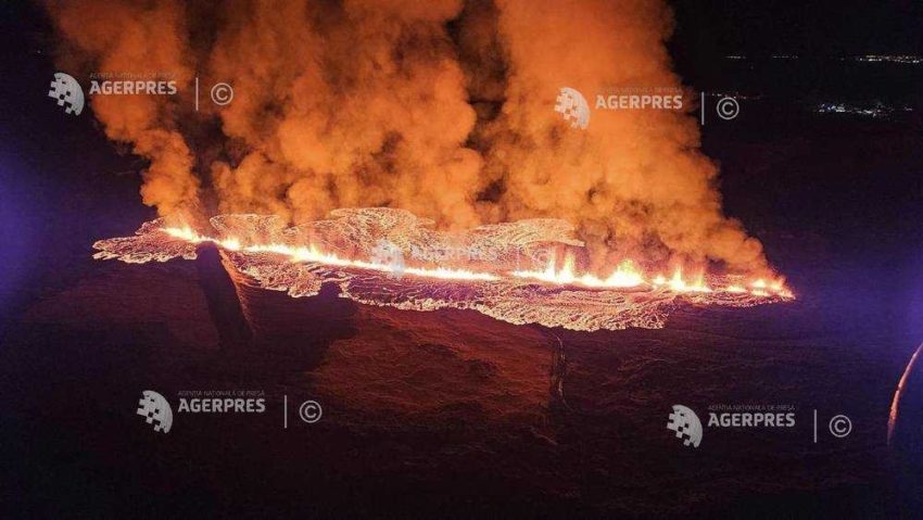 Erupţie vulcanică în Islanda