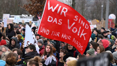 Peste 15.000 de oameni au participat la un protest împotriva extremei drepte de la Bremen