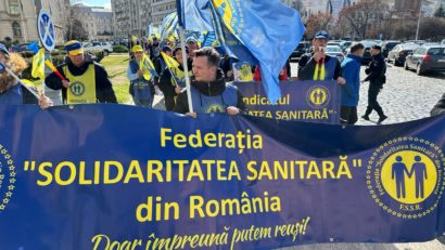 Un nou protest în toate spitalele din România organizat de Federaţia Solidaritatea Sanitară