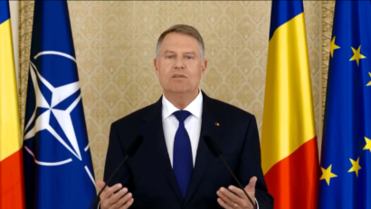 Klaus Iohannis: Am decis să intru în competiţie pentru funcţia de secretar general NATO