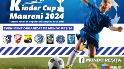 “Kinder Cup” revine la Măureni! Competiţia va reuni la start 150 de speranţe ale fotbalului din sud-vestul ţării