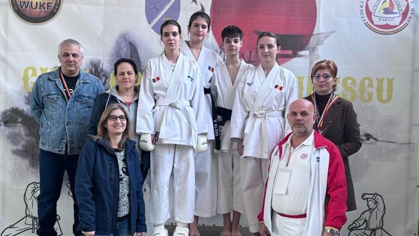 Karate: sportivii de la CSM Reşiţa, de 15 ori pe podium la Cupa Vladimirescu!