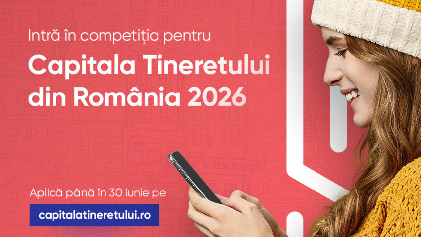 Au început înscrierile pentru Programul Capitala Tineretului din România 2026