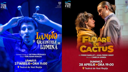 Teatrul de Vest întâmpină weekendul cu două spectacole