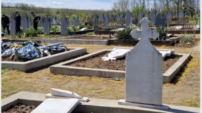 VIDEO Dosar penal în Timiș pentru profanarea a aproape 100 de morminte, într-un cimitir ortodox şi unul penticostal