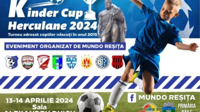 “Kinder Cup” ajunge şi în Băile Herculane! La start se vor alinia echipe de copii din patru judeţe