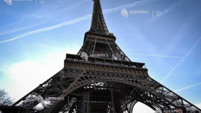 Cercurile olimpice, instalate pe Turnul Eiffel pentru JO 2024