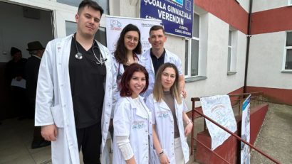 Caravana cu medici din Timişoara a ajuns la Verendin