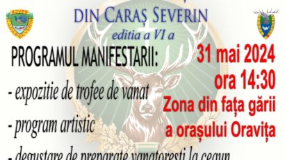 Festivalul Vânătorilor şi al Pescarilor sportivi se va desfăşura la Oraviţa