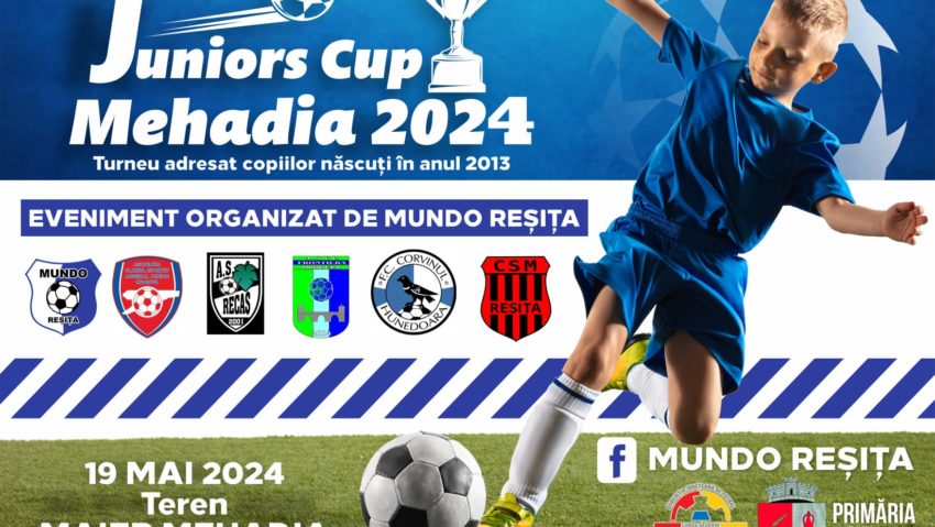 Sărbătoare pe dreptunghiul verde! Clubul Mundo organizează Juniors Cup Mehadia