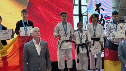 Reprezentanţii clubului Asahi Dojo din Reşiţa, de 11 ori pe podiumul Europeanului de karate Fudokan!