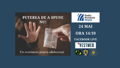 Radio Reșița a lansat campania antidrog „Puterea de a spune NU!”