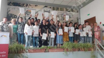 60 de elevi au dobândit certificatele de competenţă lingvistică pentru germană la Colegiul Naţional „Diaconovici-Tietz” din Reşiţa