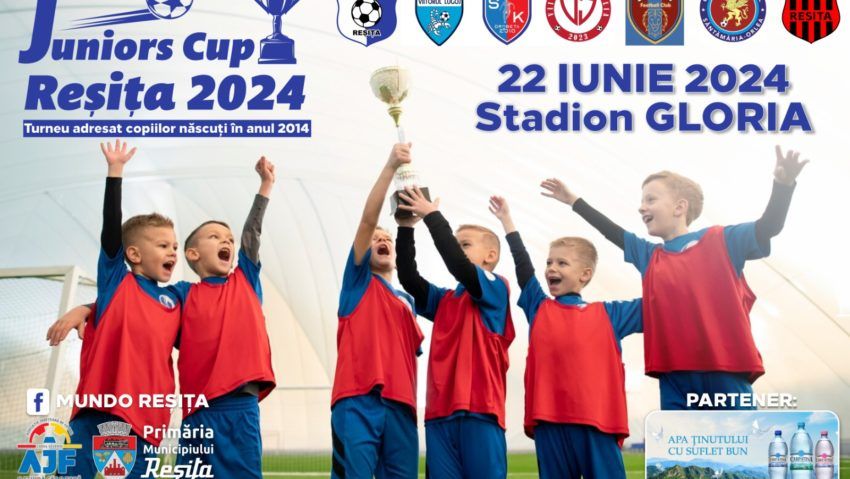 Juniors Cup va face spectacol la Reşiţa! Pe dreptunghiul verde vor intra tineri fotbalişti din patru judeţe