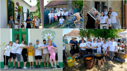 Altringen, satul de poveste din Timiș, luat cu asalt de voluntari la Color the Village