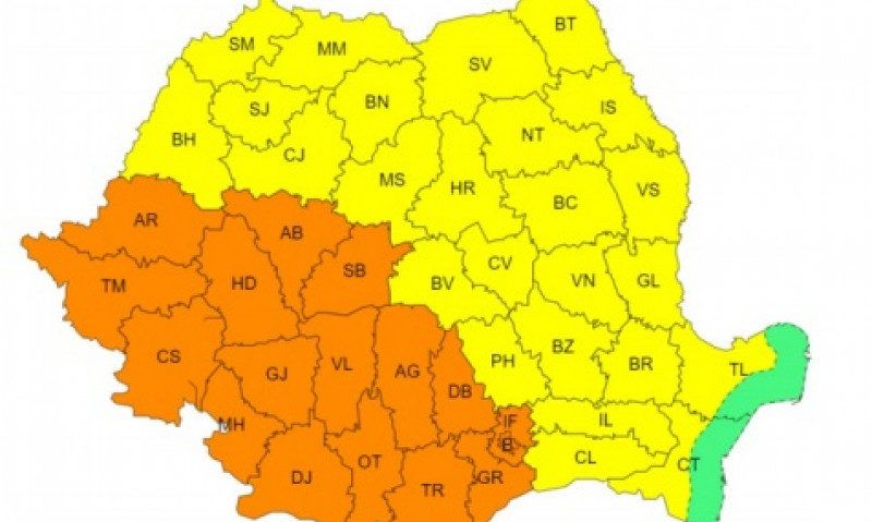 Început de august cu temperaturi caniculare în Banat! Cod portocaliu în Caraş-Severin